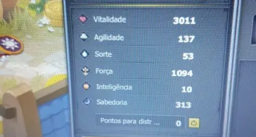 CONTA SRAM 200 CROCA COM ITENS E DOFUS