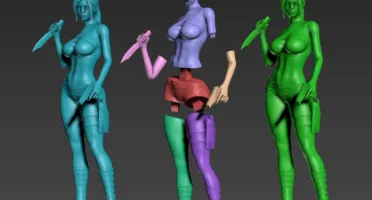 Claire Redfield Hunter Mod STL