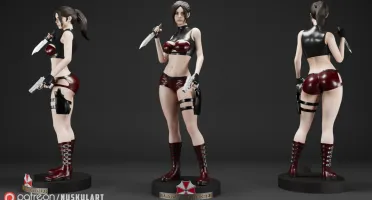 Claire Redfield Hunter Mod STL
