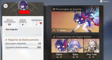 Honkai: Star Rail Seele,Jing Yuan,Bailu,Gepard + 12.2k jade
