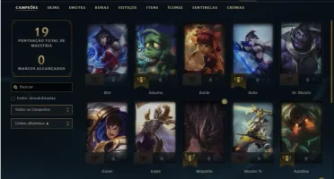 Conta League Of Legends Rank Platina 1