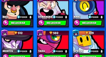 Conta - Brawl Stars (21K de troféus)