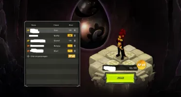 Conta Dofus com 5 personagens 199+ no Crocabulia