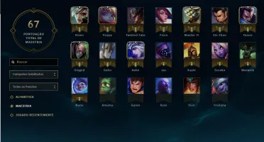 Conta de lol smarf  camps bons