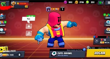 Brawl Stars com Lendária + Clash Royale com 16 lendárias