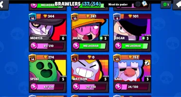 Brawl Stars com Lendária + Clash Royale com 16 lendárias