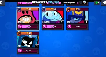 Brawl Stars com Lendária + Clash Royale com 16 lendárias