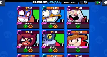Brawl Stars com Lendária + Clash Royale com 16 lendárias