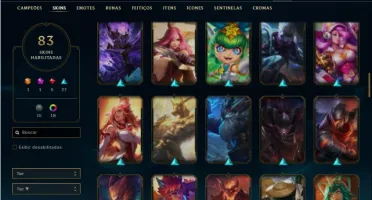 Conta Platina 4 com 94 Champs e 83 Skins + 4 Vitoriosas
