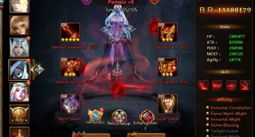 VENDO CONTA 33KK DE BR LEAGUE OF ANGELS