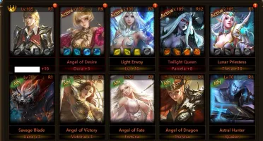VENDO CONTA 33KK DE BR LEAGUE OF ANGELS