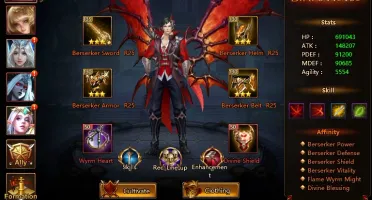 VENDO CONTA 33KK DE BR LEAGUE OF ANGELS