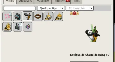 Conta HABBO com (Estátua do Chute de KungFu)