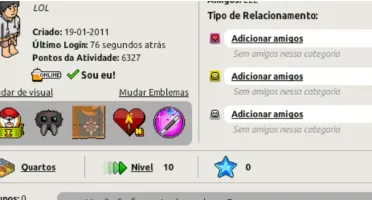 Conta HABBO com (Estátua do Chute de KungFu)