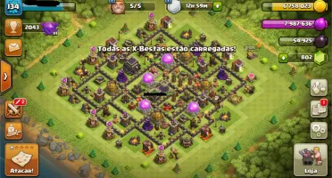 Clash Of Clans Cv 9 Full Heróis 30