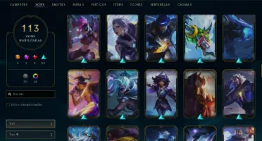 Fullacesso - Conta De 2015 - 113 Skins - Level 403 - 163 Cam