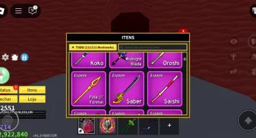 Conta de BloxFruits