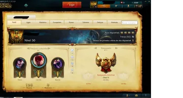 Conta League of Legends gold 5 11 skins