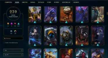 Ferro 4 com TODOS os champs e 239 Skins ( Mais de 50 Jogos )