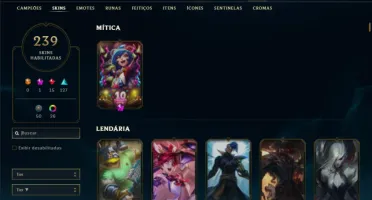 Ferro 4 com TODOS os champs e 239 Skins ( Mais de 50 Jogos )