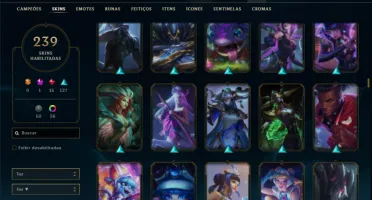 Ferro 4 com TODOS os champs e 239 Skins ( Mais de 50 Jogos )