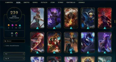 Ferro 4 com TODOS os champs e 239 Skins ( Mais de 50 Jogos )