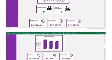 Planilha Controle Financeiro E Cadastro De Clientes E Vendas