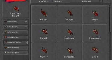 EK 256 113/108 + Warrior Retro + Vários chars skills 100+