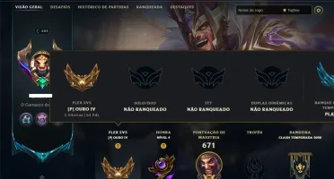 Unranked com TODOS os Champs e 142 Skins ( ADC / MID )
