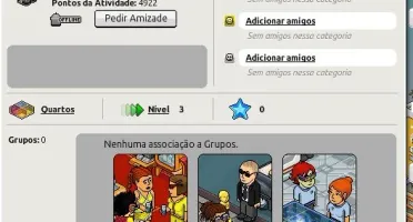 Conta habbo com personagens de 2006, 2008 e 2011