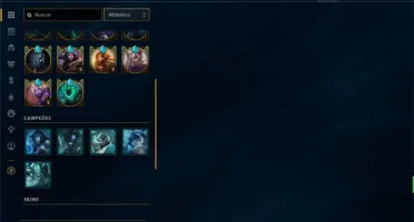 Conta prata 2 com TODOS os champs e 192 Skins + 106 Cromas