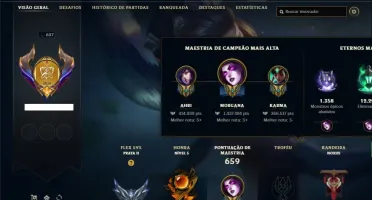 Conta prata 2 com TODOS os champs e 192 Skins + 106 Cromas