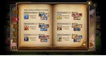 Conta Summoners war Ragdoll e Nina Light Collab e Gojo dark