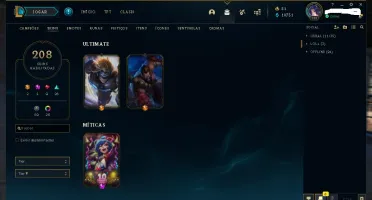 CONTA DE LOL 2013