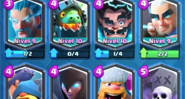 Clash Royale LVL12 4 Cartas lvl Max 5200 troféus