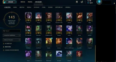 CONTA LEAGUE OF LEGENDS - DIAMANTE 5 (s8)