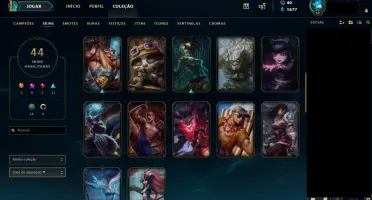 CONTA LEAGUE OF LEGENDS - DIAMANTE 5 (s8)
