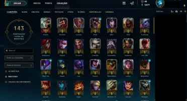 CONTA LEAGUE OF LEGENDS - DIAMANTE 5 (s8)