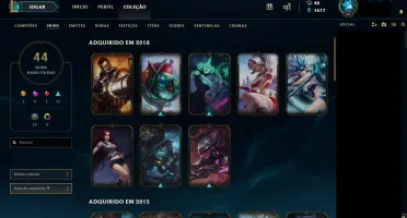 CONTA LEAGUE OF LEGENDS - DIAMANTE 5 (s8)