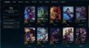 CONTA PARA SMURF UNRANKED