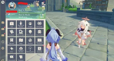 Conta com Ganyu, eula, mona, qiqi, jean !!!