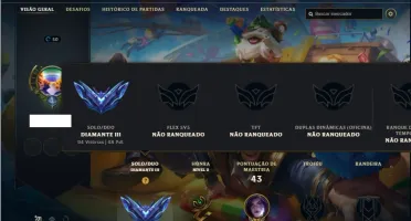 Conta diamante 3 com 31 Champs e 7 Skins ( 48 PDL )