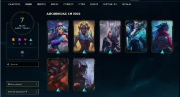 Conta diamante 3 com 31 Champs e 7 Skins ( 48 PDL )