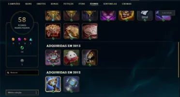 Conta unranked com Rammus rei e Kayle juiza