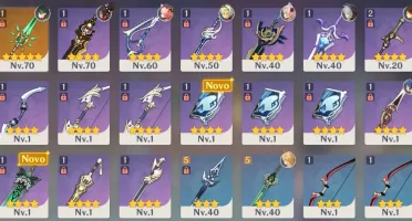 GENSHIN IMPACT / AR 37 / Xiao + Lança de Jade + Zhongli