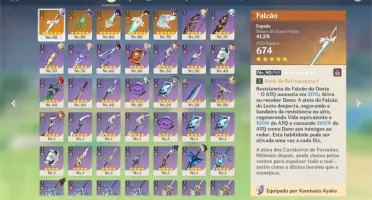 Conta 7x5* Personagens + 5x5* Armas, AR55