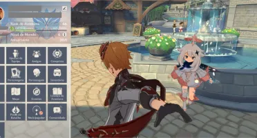 GENSHIN IMPACT AR 46 - CHILDE, JEAN, MONA LV 80, LV 70+