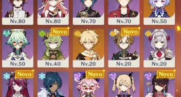 Genshin AR 53 Andarilho(C1) Diluc e mais