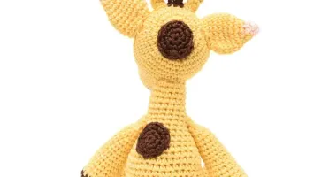 Amigurumi Girafinha Clássica Quarto de Bebê