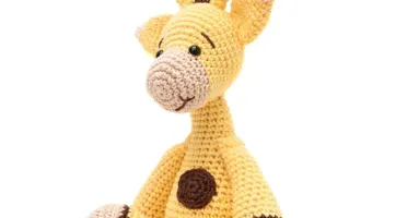 Amigurumi Girafinha Clássica Quarto de Bebê
